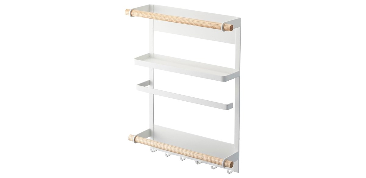 Yamazaki Home Tosca Magnetic Kitchen Storage Rack