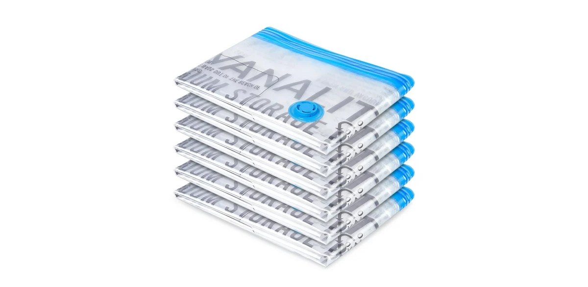  ZALFLEX Vacuum Storage Bags, 6-Pack