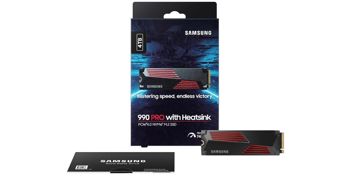 SAMSUNG 990 PRO Heatsink SSD 4TB