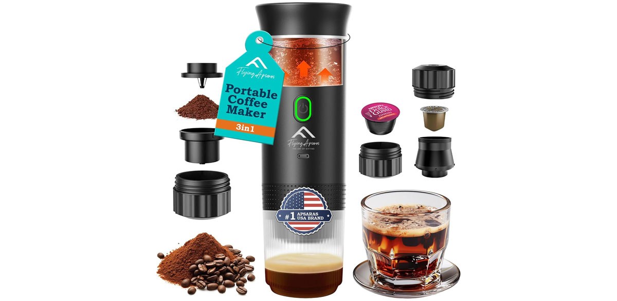 APSARAS USA Portable Coffee Maker for Travel