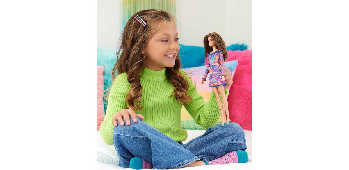 Barbie Fashionistas Doll #206 with Crimped Hair & Freckles