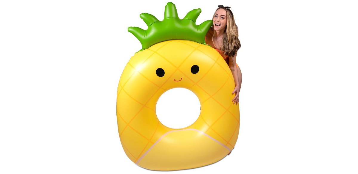 BigMouth x Squishmallows Original Inflatable Pool Float Maui the Pineapple