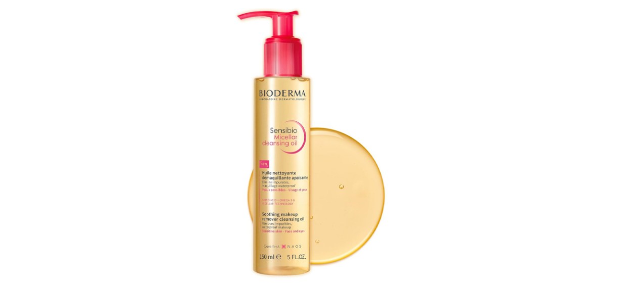 Bioderma Sensibio Micellar Cleansing Oil on white background Bioderma Sensibio Micellar Cleansing Oil on white background