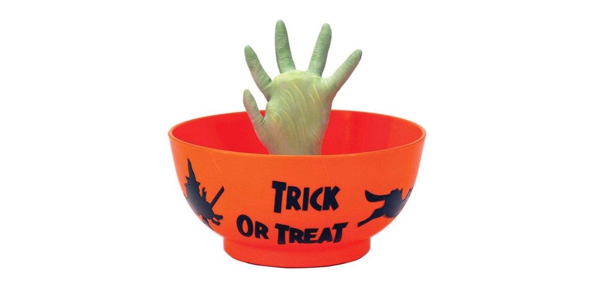 Birthday Express Sunstar Animated Witch Hand Candy Bowl