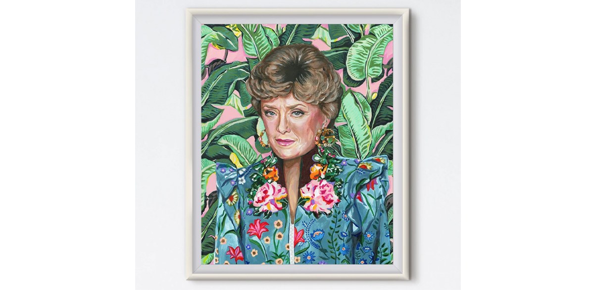 Blanche - Blanche Devereaux - Acrylic Painting - Rue McClanahan