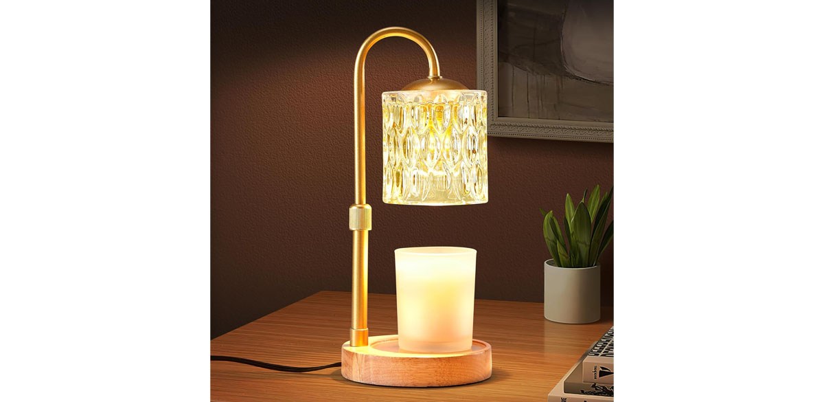 Briever Dimmable Candle Warmer Lamp with Timer