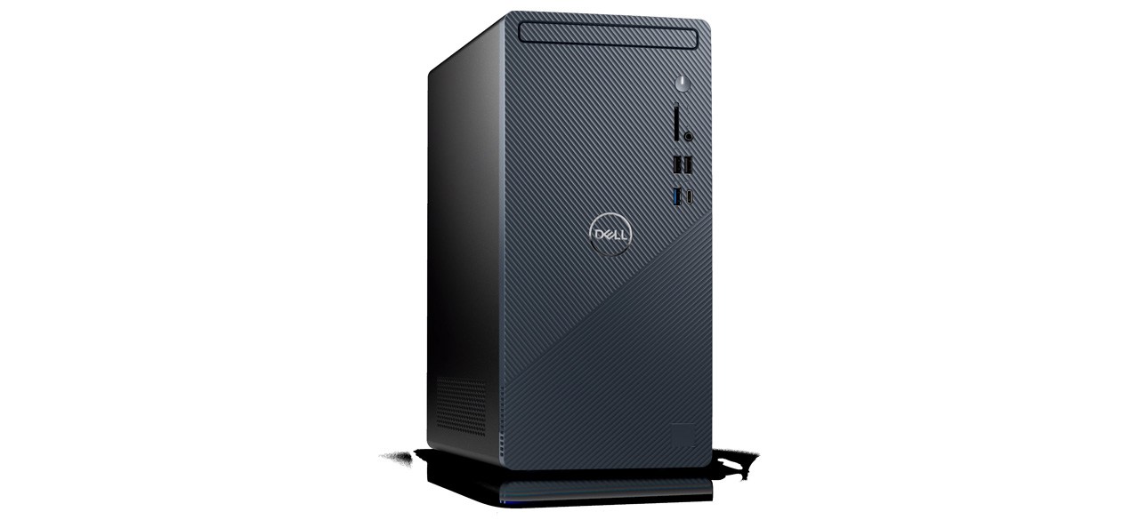 Dell Inspiron Desktop Computer on white background