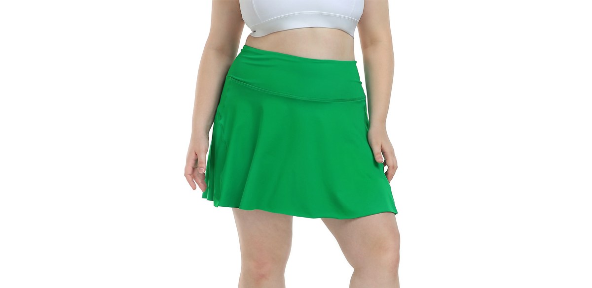 HDE Women's Plus Size Tennis Skort