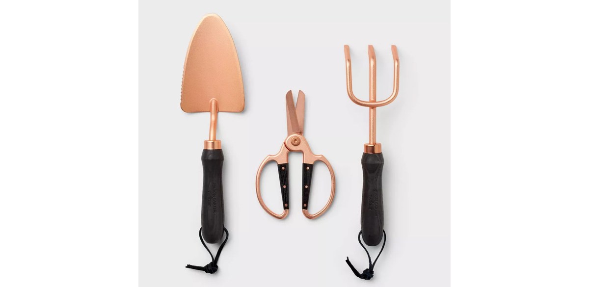 Hilton Carter for Target Copper Finish Garden Tool 3-Piece Set