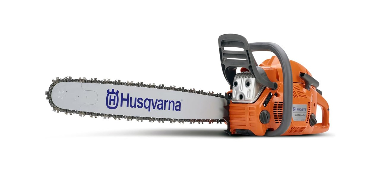 Husqvarna 460 Rancher on white background