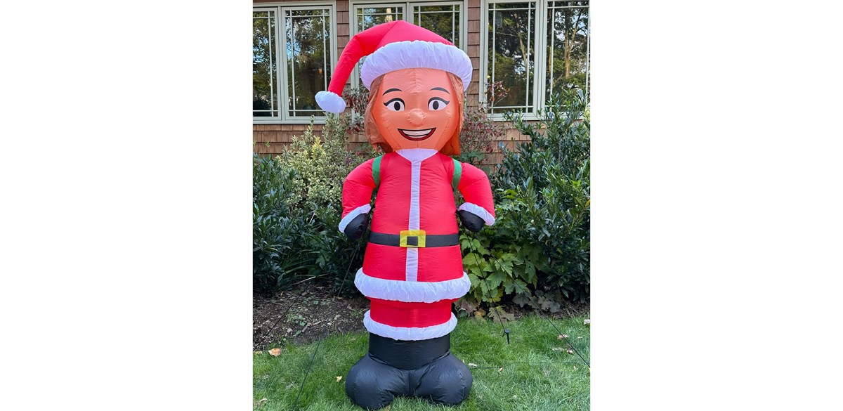 Inclusive Christmas Female Santa (Sandra Claus) Inflatable