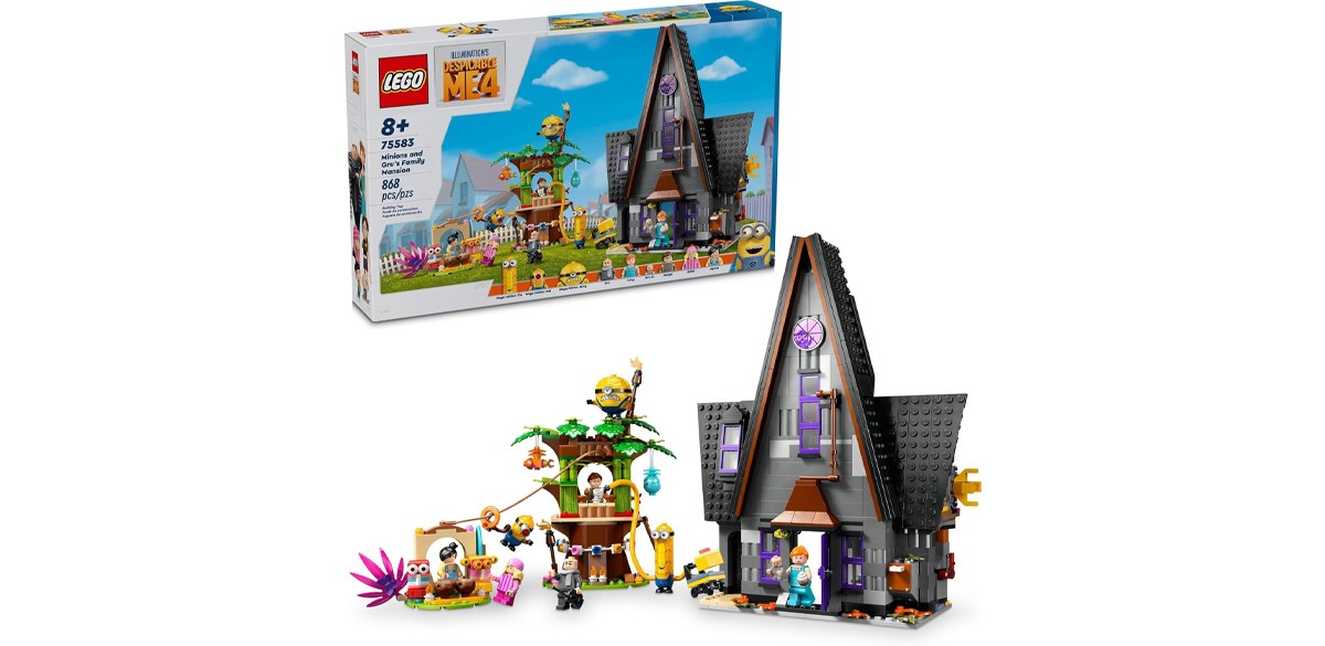 LEGO Despicable Me 4 Minions and Gru's Family Mansion