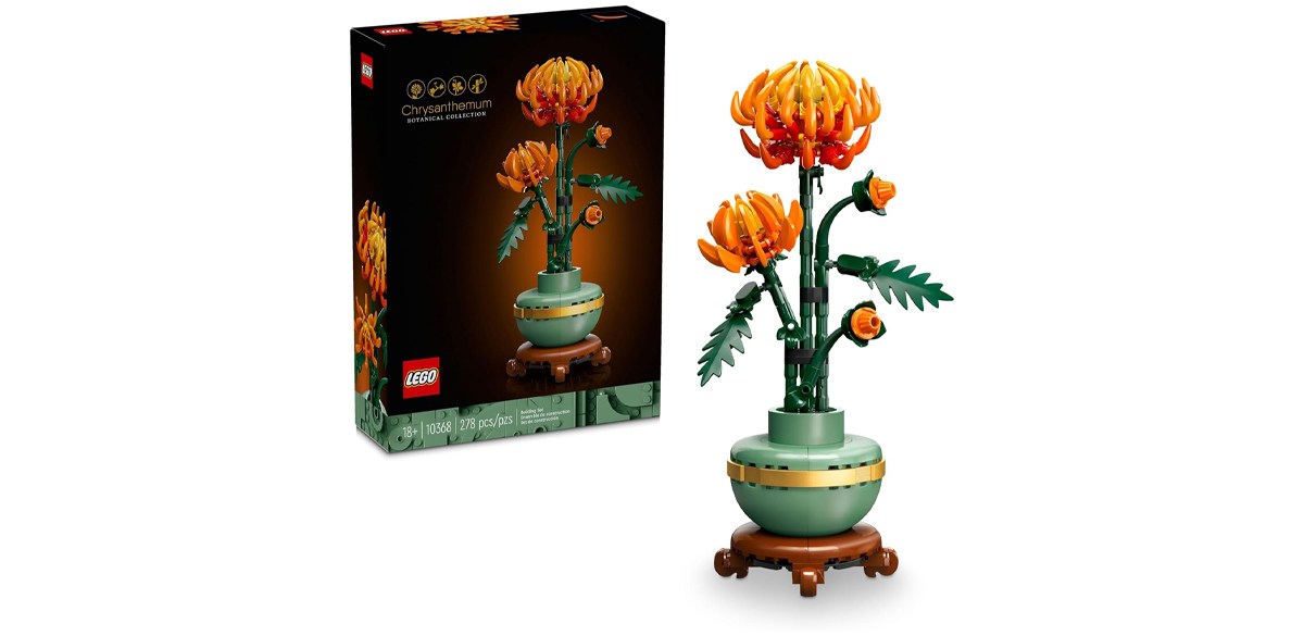 LEGO Icons Chrysanthemum Building Set for Adults Ages 18+