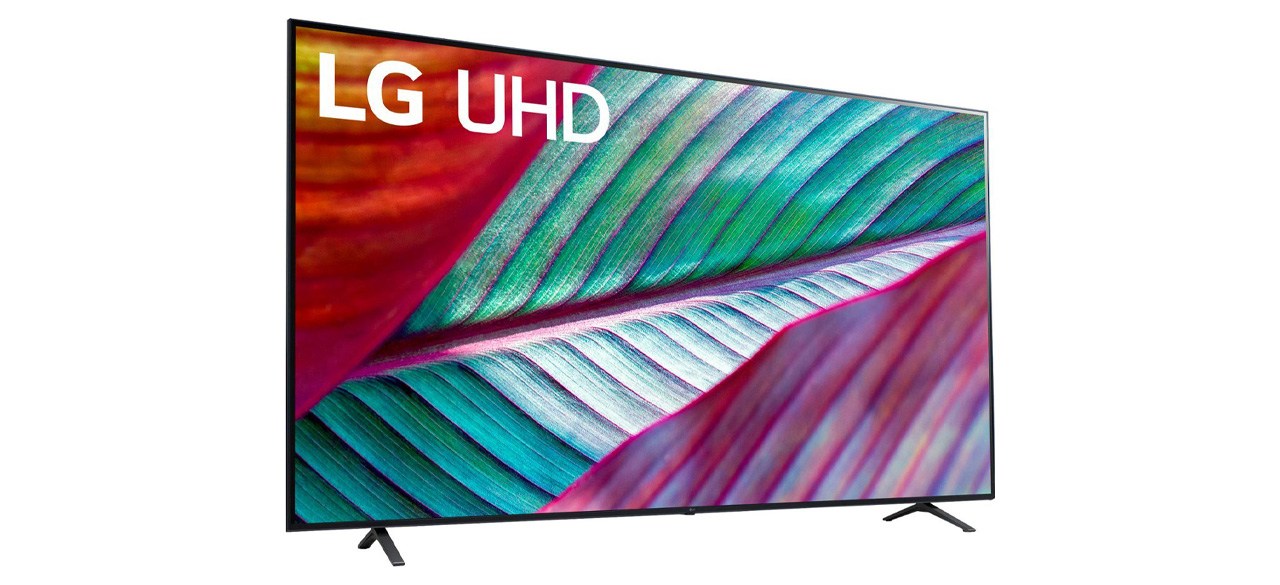 LG - 86 inch Class UR7800 Series LED 4K UHD Smart webOS TV on white background