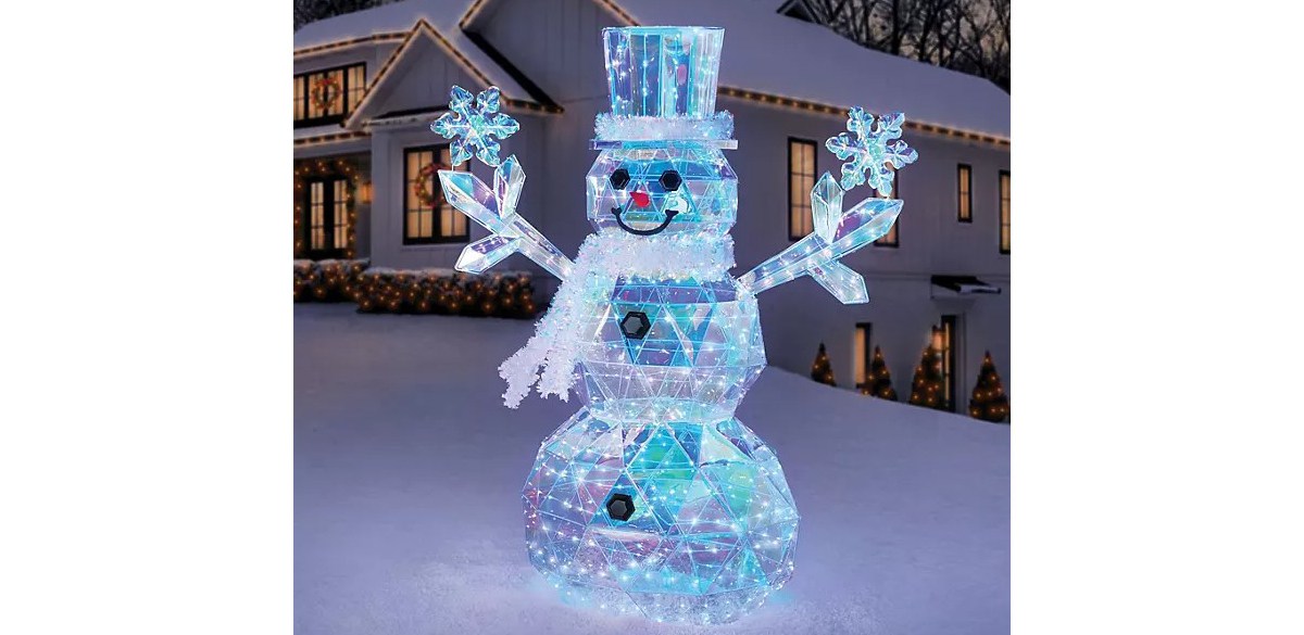 Member's Mark 6 ft Pre-Lit Prismatic Snowman