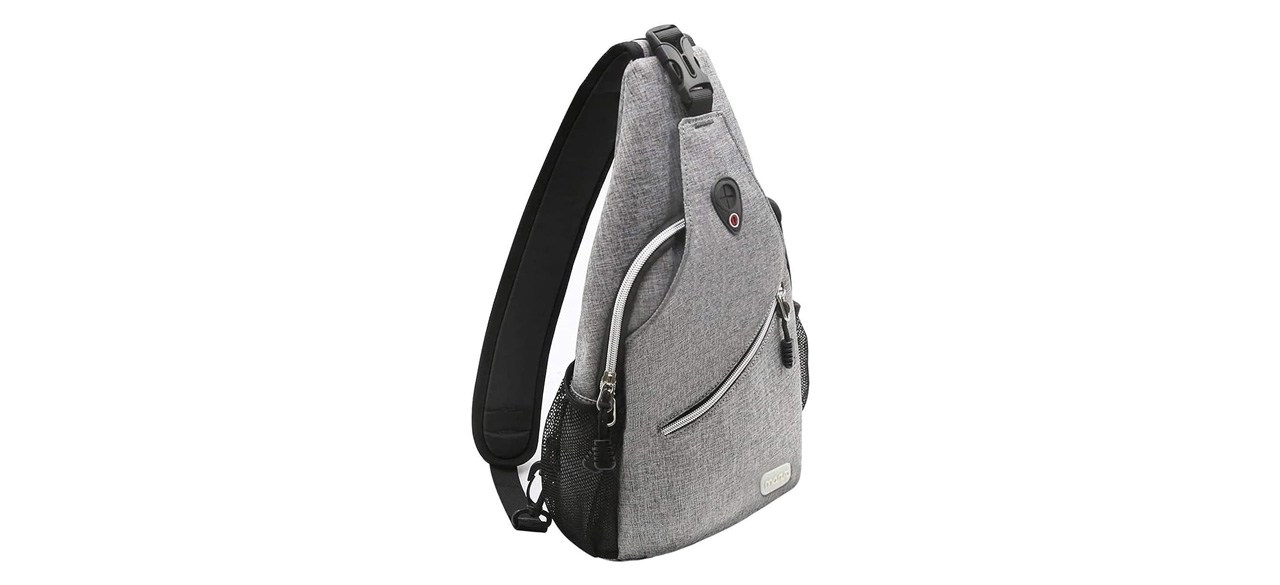 MOSISO sling backpack on white background