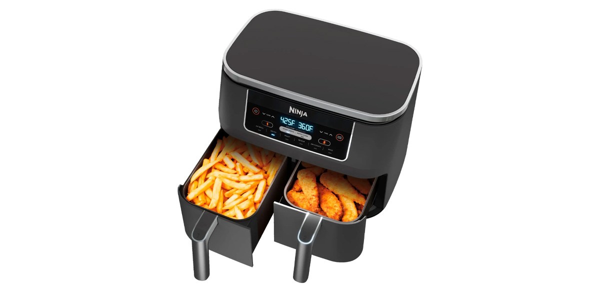 Ninja - Foodi 6-in-1 8-qt. 2-Basket Air Fryer