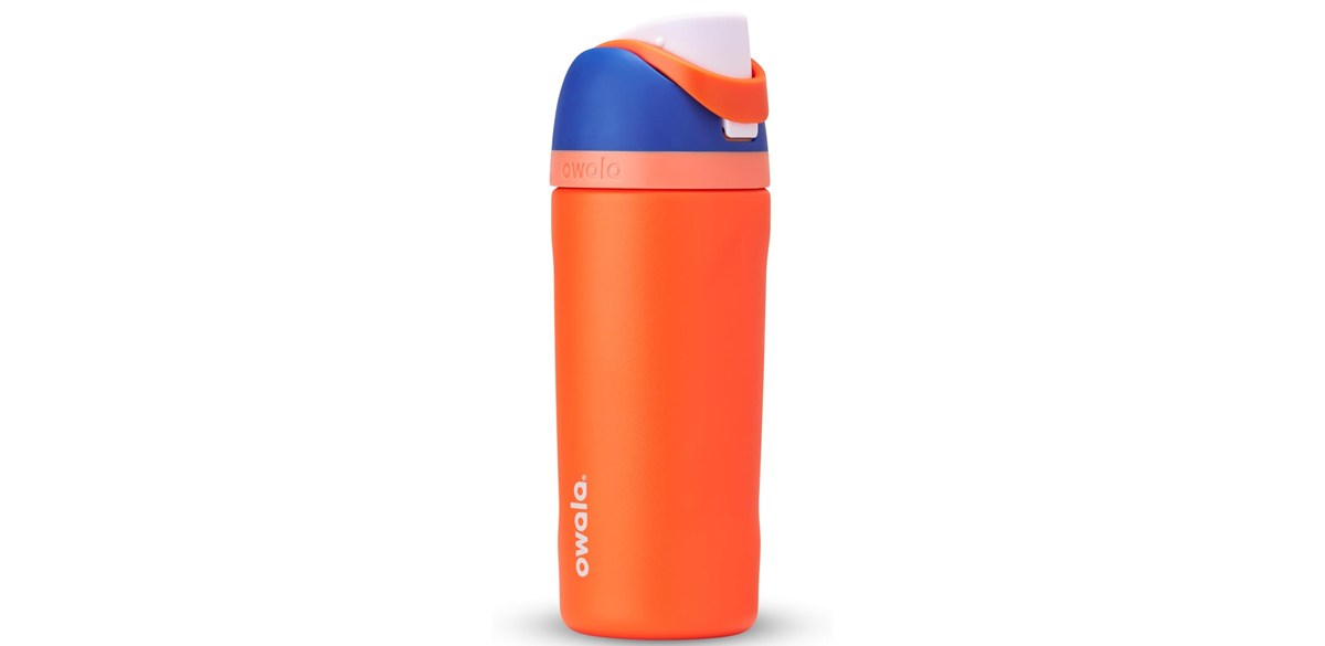 Owala Kids Freeship Insulated Stainless Steel Water Bottle with Straw