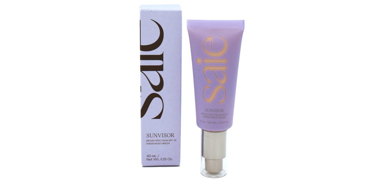 Saie Sunvisor Broad Spectrum SPF 35 Sheer Moisturizer