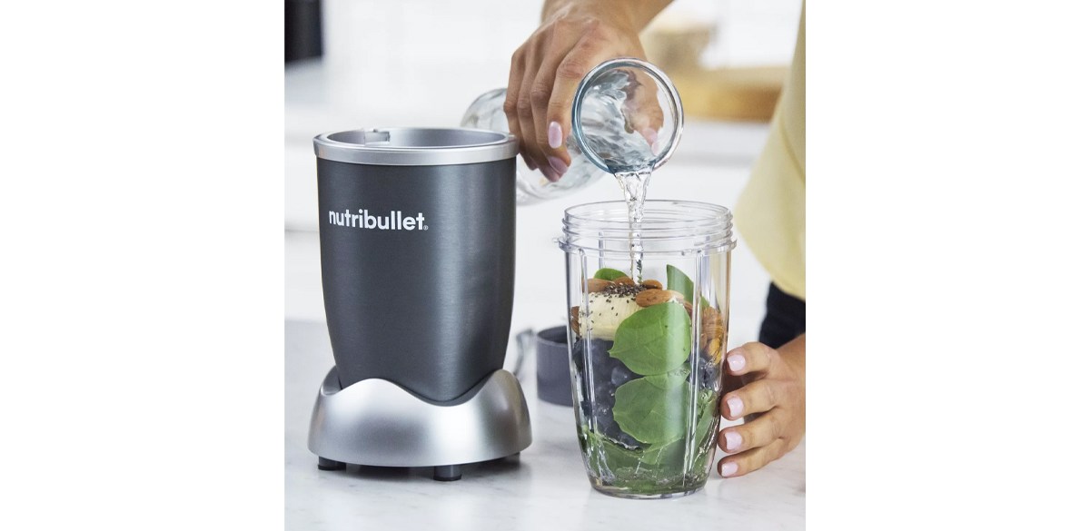 Silver NutriBullet Personal 24 oz. Countertop Personal Blender