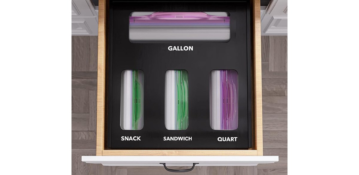 SpaceAid Bag Storage Organizer for Kitchen Drawer