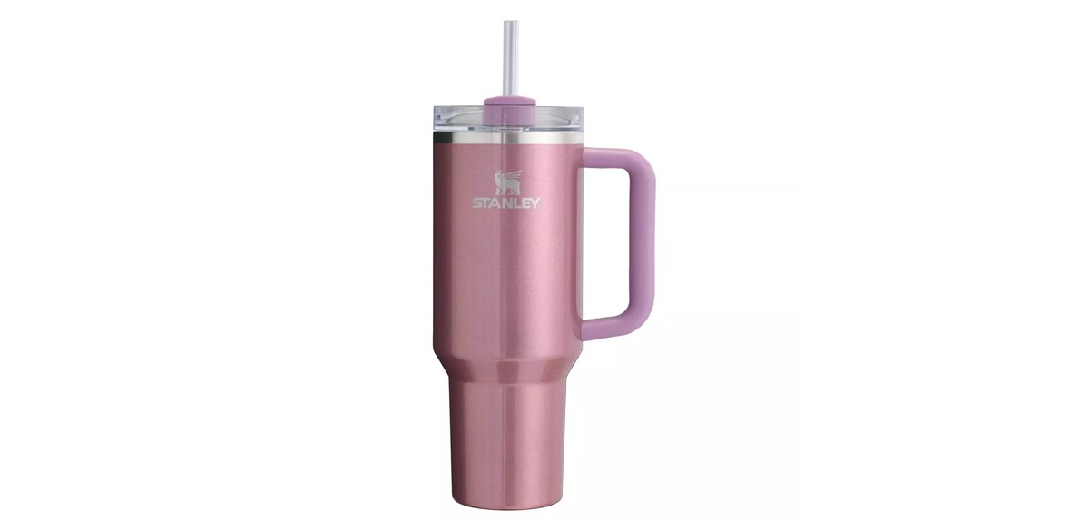 Stanley 40 oz Stainless Steel H2.0 FlowState Quencher Tumbler-Mauve Shimmer