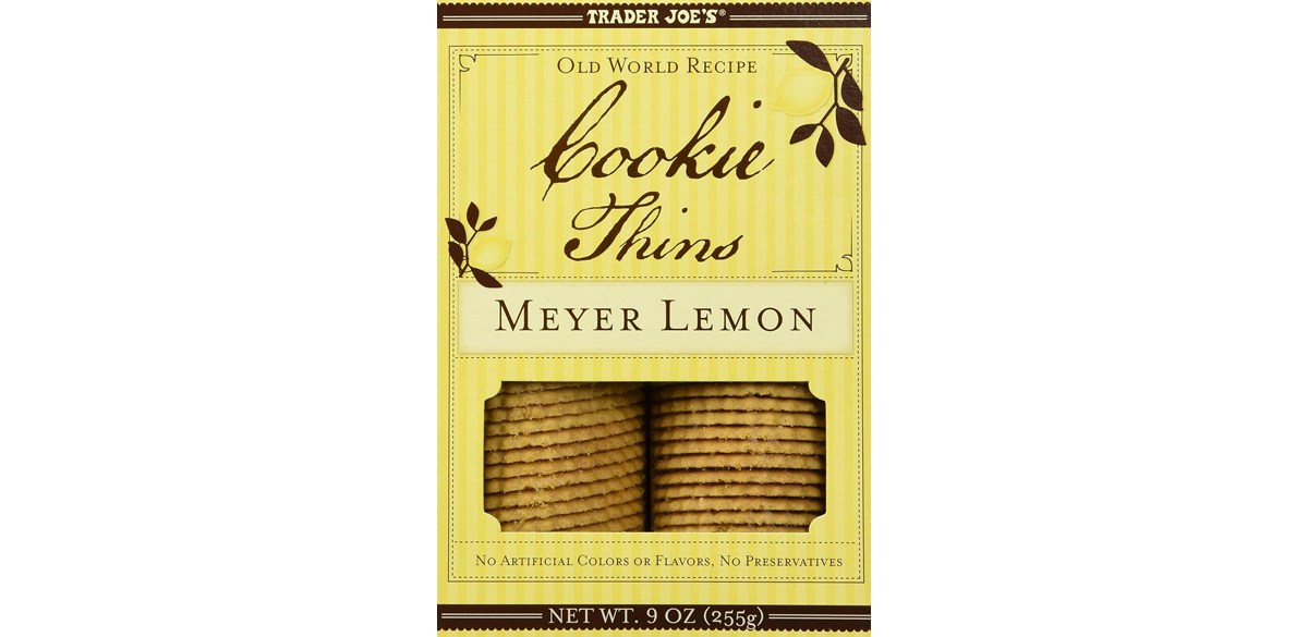 Trader Joe's Meyer Lemon Cookie Thins