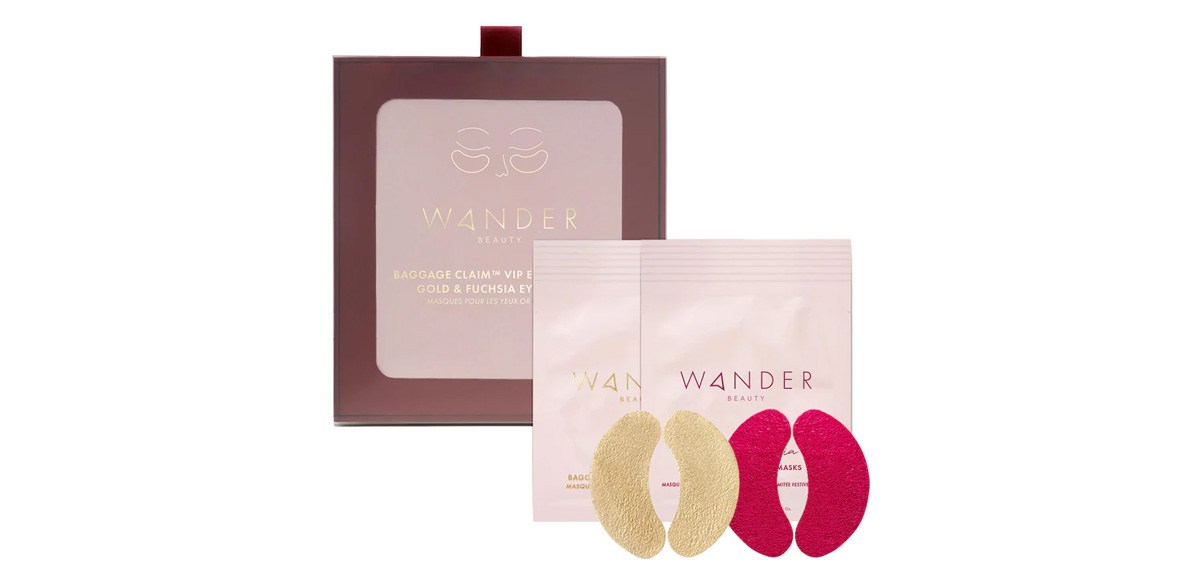 Wander Beauty Baggage Claim VIP Eye Mask Set