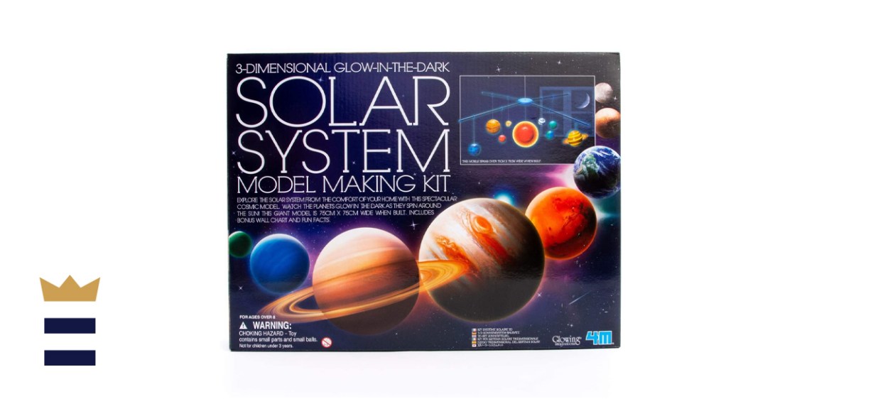 4M 3D Glow-in-the-Dark Solar System Mobile Making Kit