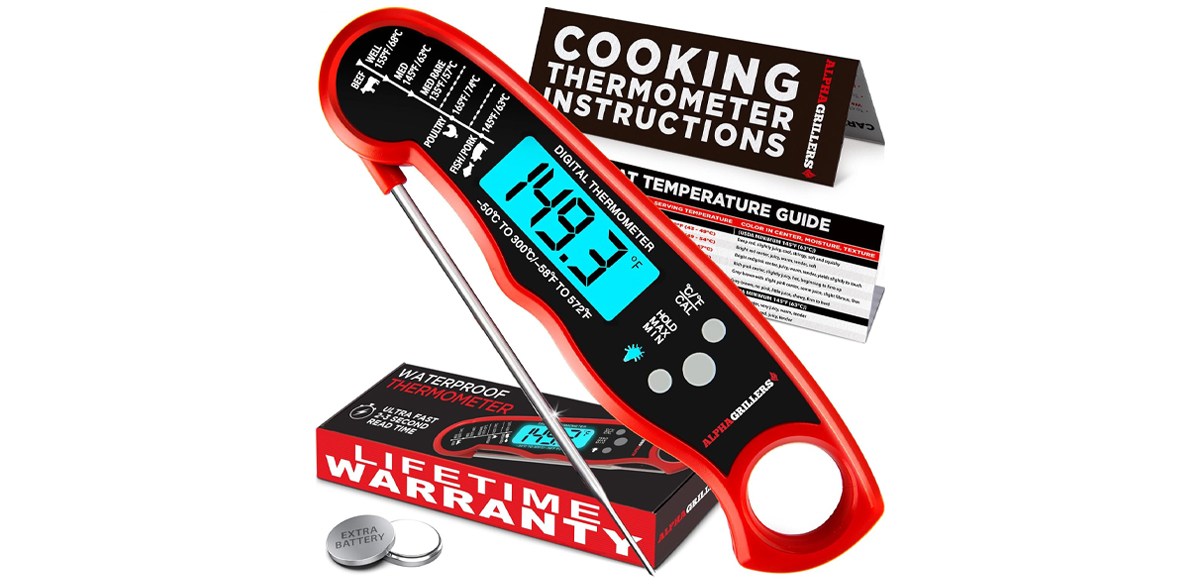 Alpha Grillers Instant Read Meat Thermometer