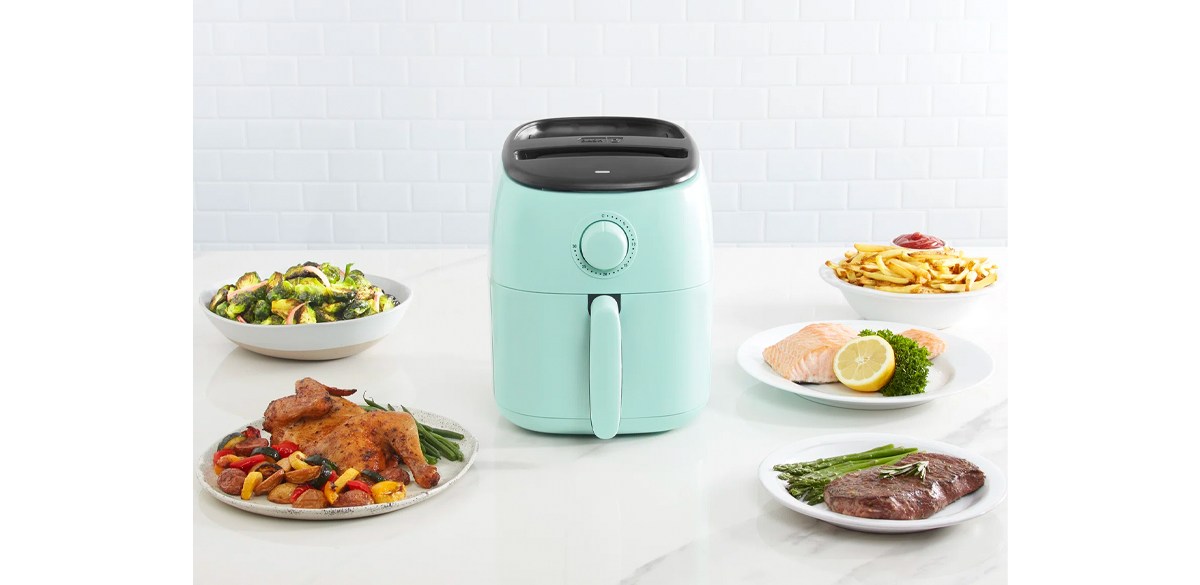  Aqua Dash Express 2.6 Quart Tasti-Crisp Air Fryer