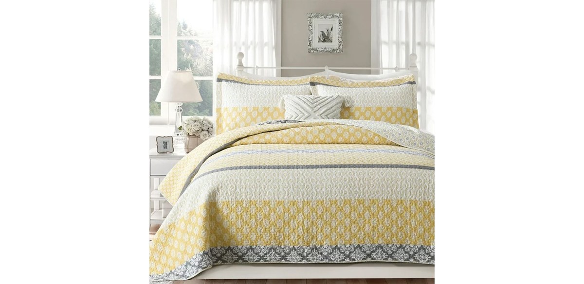 Bedduvit Reversible Lightweight Summer Quilt Comforter Set