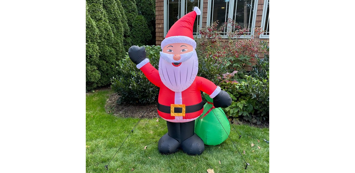 Inclusive Christmas Asian Santa Inflatable