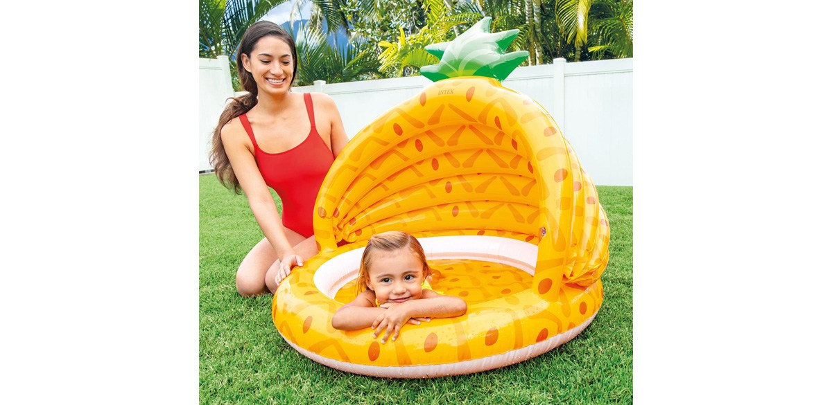 Intex Inflatable Pineapple Baby-Toddler Swimming Pool