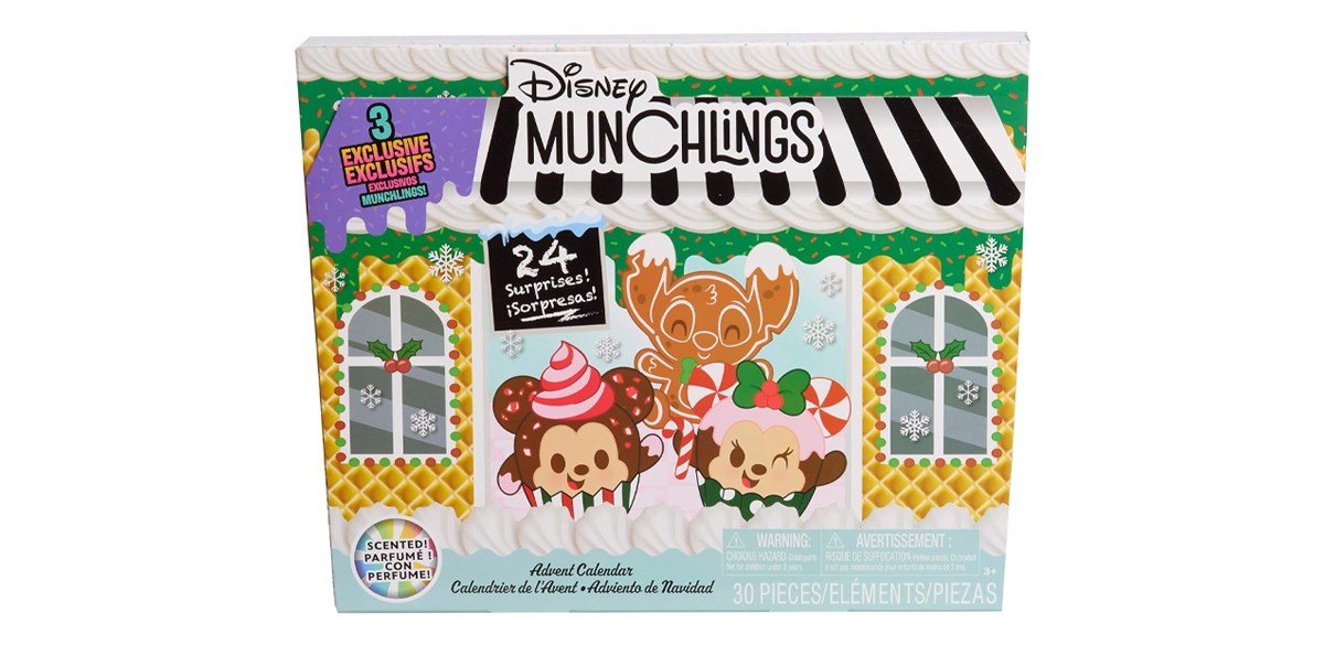 Just Play Disney Munchlings Advent Calendar with Color Change and Scented Figures