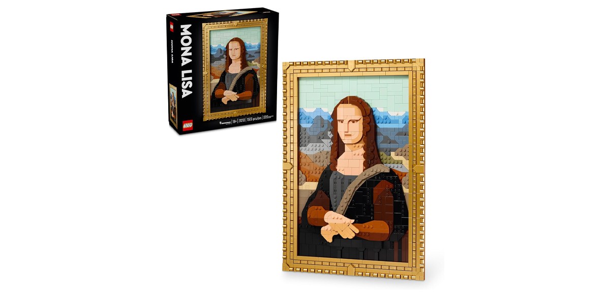 LEGO Art Mona Lisa Building Sets - Leonardo da Vinci Adult Puzzles for Display