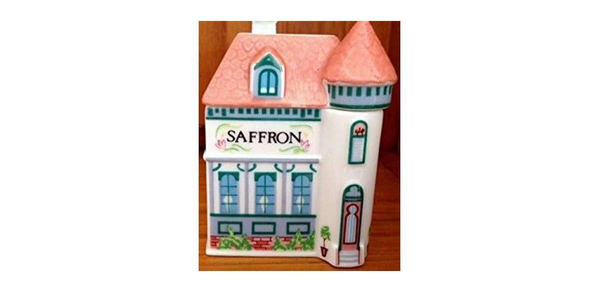 Lenox Spice Village Porcelain Victorian House Spice Jar 