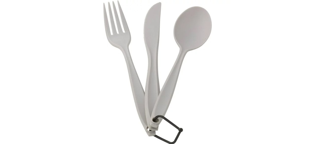 Ozark Trail 3-Piece Sturdy Polystyrene Spoon, Fork and Knife Set