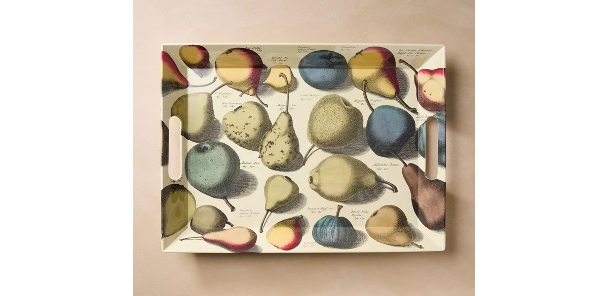 Pears Melamine Rectangle Serving Tray - John Derian for Target