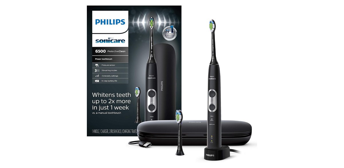 PHILIPS Sonicare ProtectiveClean 6500 Rechargeable Electric Power Toothbrush