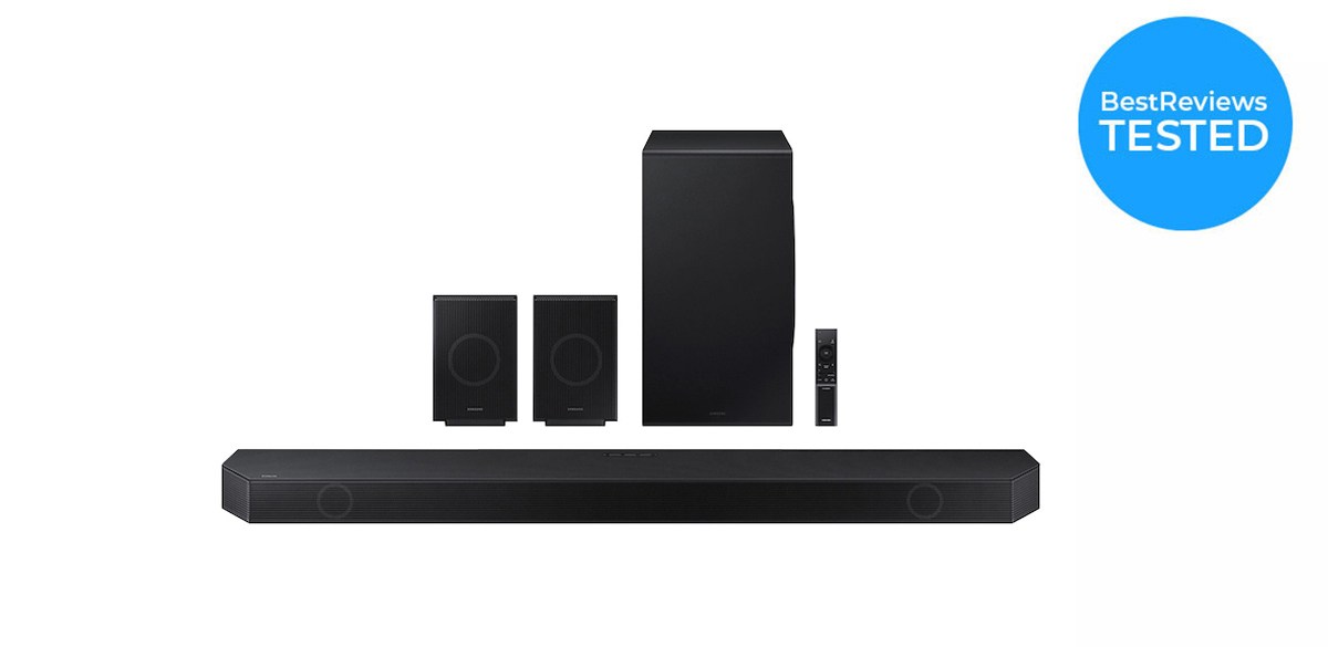 Samsung HW-Q990D Wireless Dolby Atmos Soundbar and Rear Speakers