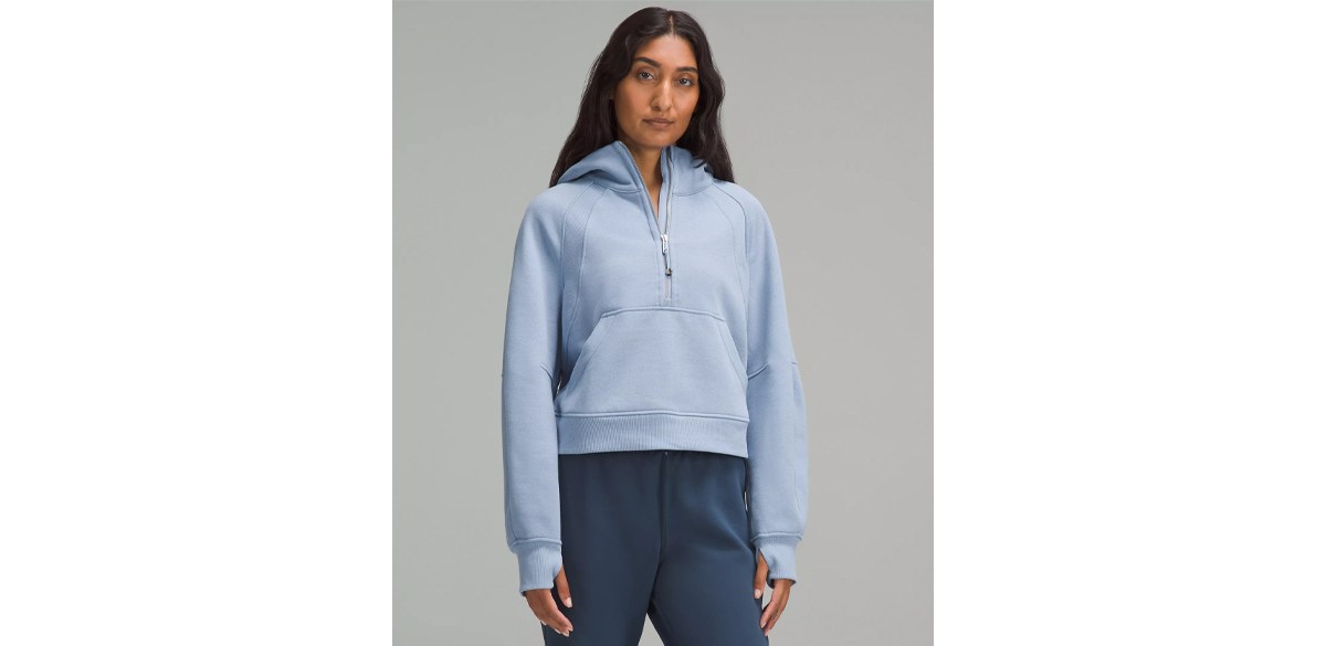 Scuba Oversized Half-Zip Hoodie