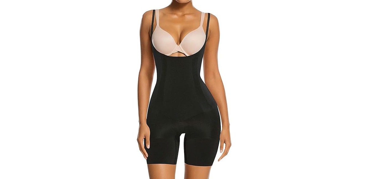 SHAPERX Tummy Control Open Bust Body Shaper