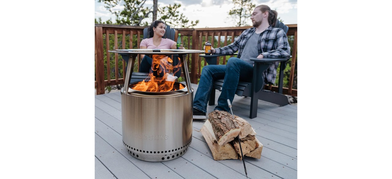 Solo Stove Bonfire Heat Deflector, with 3 Detachable Legs