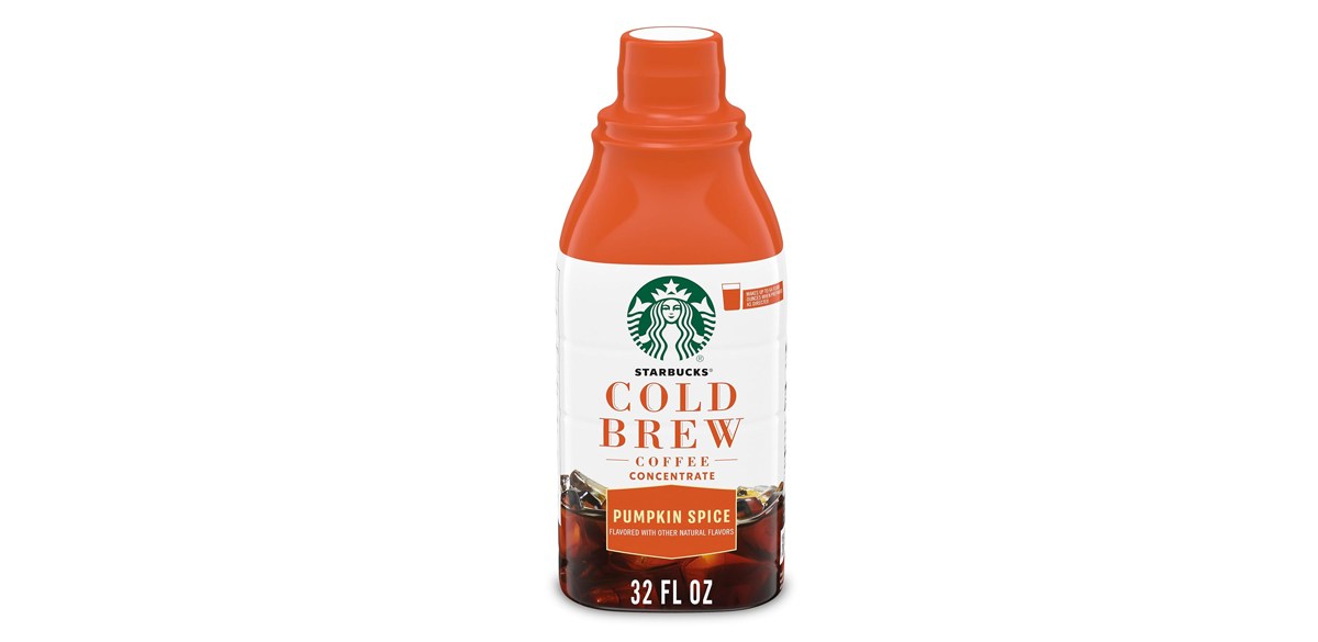 Starbucks Cold Brew Coffee Concentrate, Pumpkin Spice