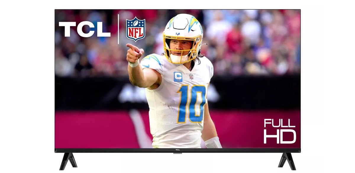 TCL 40-inch Class S3-Series 1080p HD LED Smart Google TV on white background