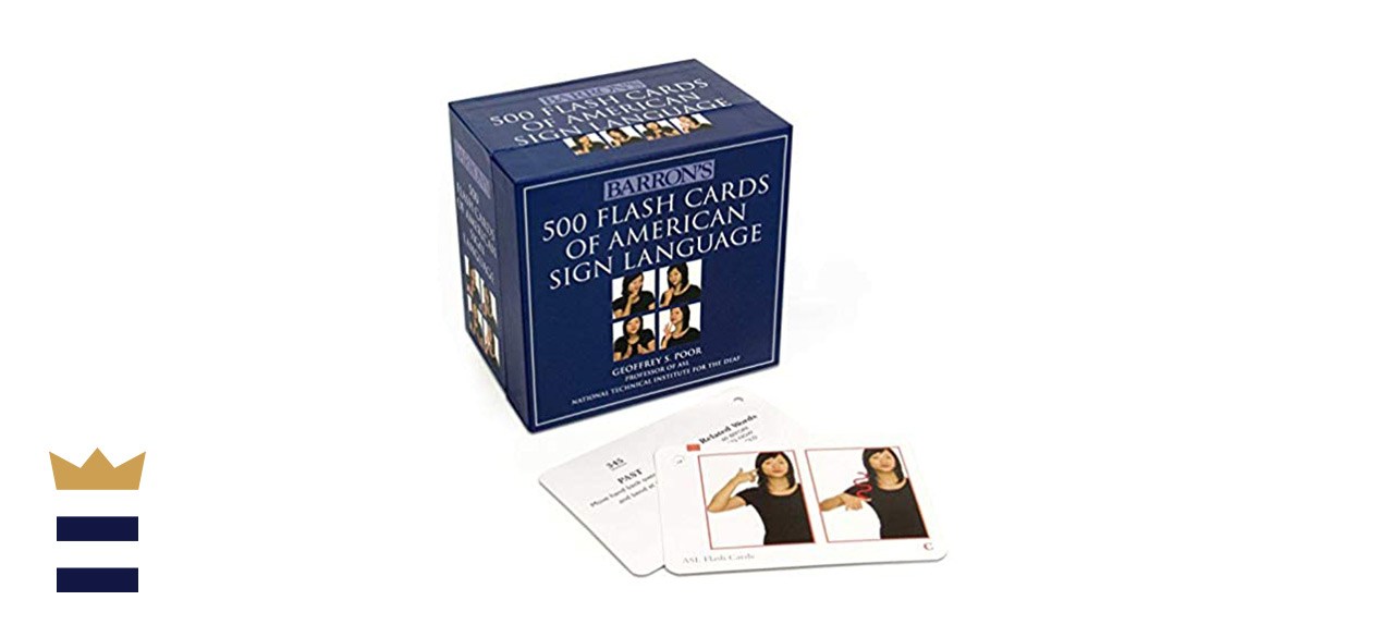 500 Flash Cards of American Sign Language