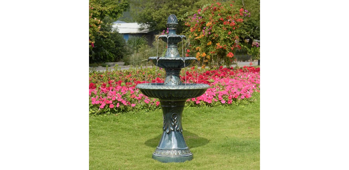 Alcott Hill Shiloh Weather Resistant Floor Fountain