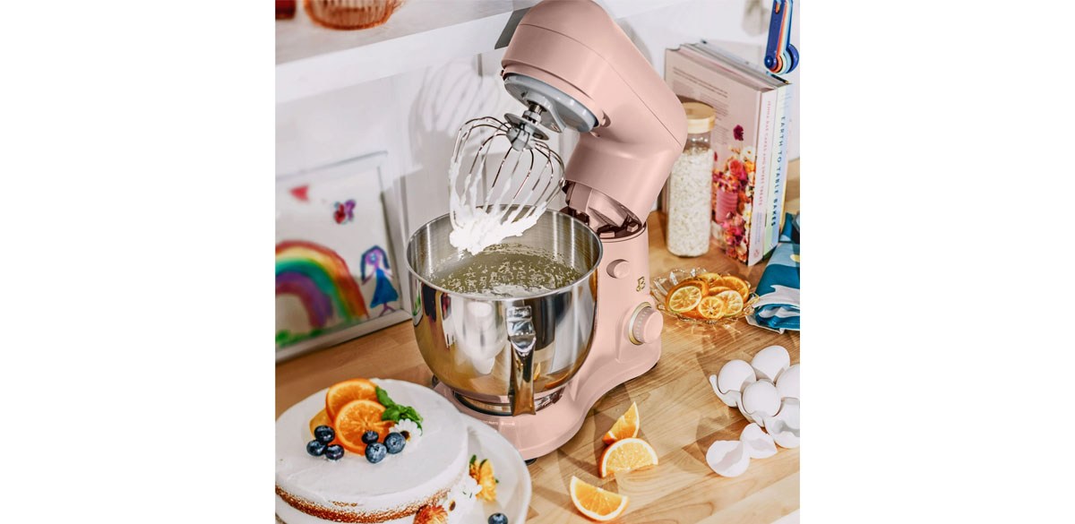 Beautiful 5.3-Qt Stand Mixer, Lightweight & Powerful with Tilt-Head