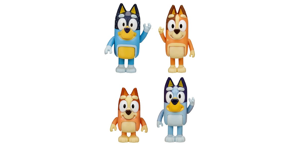 Bluey Figure 4 Pack